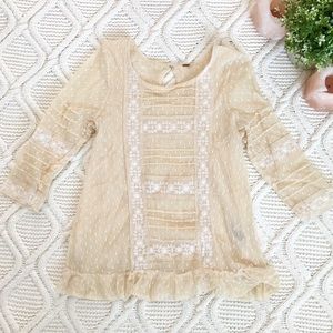 Free People Lace Top